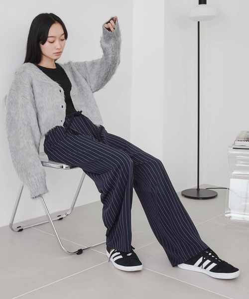 WEGO（ウィゴー）の「WEGO/ファータッチニットショートカーデ（カーディガン/ボレロ・レディース・ブルー/グリーン/アイボリー/ライトグレー・FREE）」の14枚目の写真