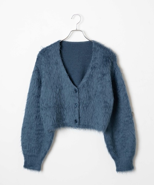 WEGO（ウィゴー）の「WEGO/ファータッチニットショートカーデ（カーディガン/ボレロ・レディース・ブルー/グリーン/アイボリー/ライトグレー・FREE）」の20枚目の写真