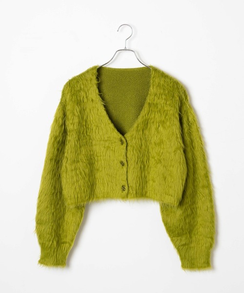 WEGO（ウィゴー）の「WEGO/ファータッチニットショートカーデ（カーディガン/ボレロ・レディース・ブルー/グリーン/アイボリー/ライトグレー・FREE）」の19枚目の写真