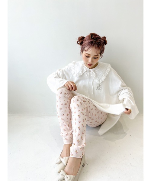 JUMELLE（ジュメロ）の「【スウェットやニットにも！】ロゴ付け襟（付け襟・レディース・ホワイト/ブラック・FREE）」の11枚目の写真