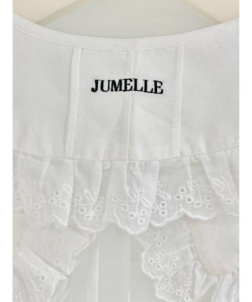 JUMELLE（ジュメロ）の「【スウェットやニットにも！】ロゴ付け襟（付け襟・レディース・ホワイト/ブラック・FREE）」の16枚目の写真