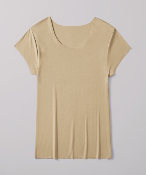 GUNZE（グンゼ）の「ADVANCE LABEL/アドバンスレーベル　半袖クルーネック CUT OFF 持続消臭（インナーウェア/肌着・メンズ・ネイビー/カーキ/ライトブラウン/ブラック/ナチュラル/ホワイト/ブラウン/ライトグレー/ベージュ系その他・LARGE/MEDIUM/SMALL/X-LARGE）」の7枚目の写真
