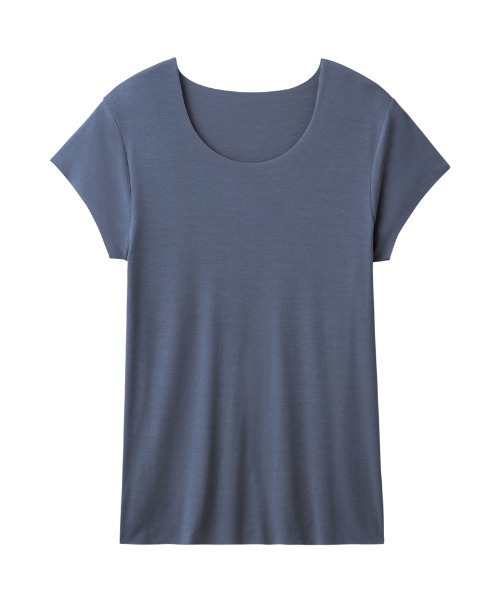 GUNZE（グンゼ）の「ADVANCE LABEL/アドバンスレーベル　半袖クルーネック CUT OFF 持続消臭（インナーウェア/肌着・メンズ・ネイビー/カーキ/ライトブラウン/ブラック/ナチュラル/ホワイト/ブラウン/ライトグレー/ベージュ系その他・LARGE/MEDIUM/SMALL/X-LARGE）」の9枚目の写真