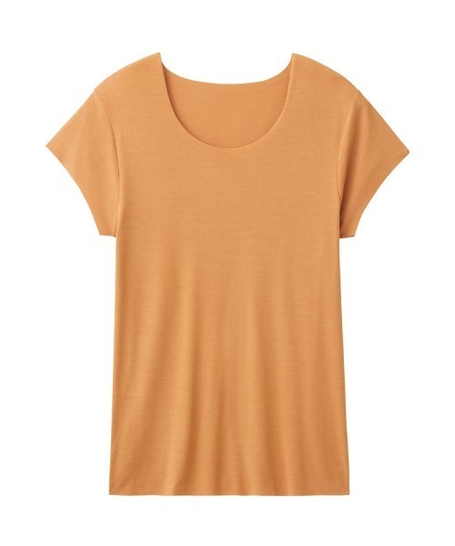 GUNZE（グンゼ）の「ADVANCE LABEL/アドバンスレーベル　半袖クルーネック CUT OFF 持続消臭（インナーウェア/肌着・メンズ・ネイビー/カーキ/ライトブラウン/ブラック/ナチュラル/ホワイト/ブラウン/ライトグレー/ベージュ系その他・LARGE/MEDIUM/SMALL/X-LARGE）」の2枚目の写真