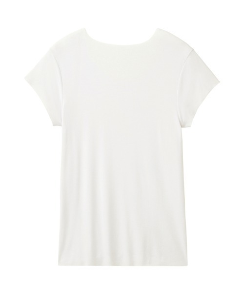 GUNZE（グンゼ）の「ADVANCE LABEL/アドバンスレーベル　半袖クルーネック CUT OFF 持続消臭（インナーウェア/肌着・メンズ・ネイビー/カーキ/ライトブラウン/ブラック/ナチュラル/ホワイト/ブラウン/ライトグレー/ベージュ系その他・LARGE/MEDIUM/SMALL/X-LARGE）」の10枚目の写真