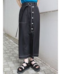 MURUA | アシメフロントボタンスカート(スカート)