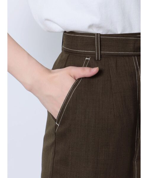 MURUA（ムルーア）の「アシメフロントボタンスカート（スカート・レディース・ブラック/ブラウン・1/2）」の16枚目の写真