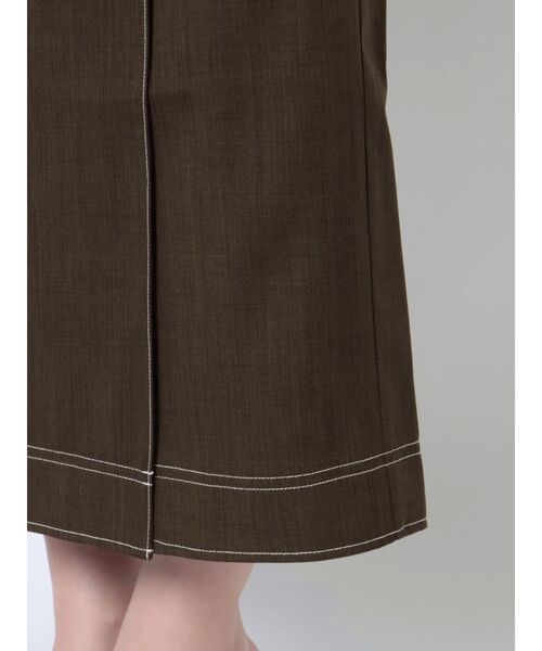 MURUA（ムルーア）の「アシメフロントボタンスカート（スカート・レディース・ブラック/ブラウン・1/2）」の17枚目の写真
