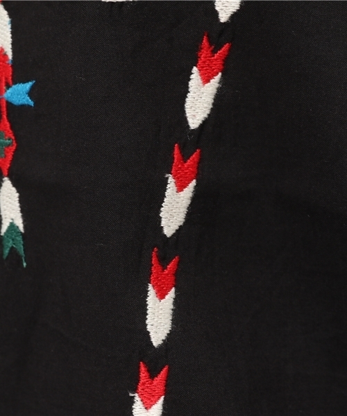 CIAOPANIC（チャオパニック）の「【Ciaopanic】　綿ボイル刺繍T（Tシャツ/カットソー・レディース・ホワイト/ブラック・FREE）」の9枚目の写真