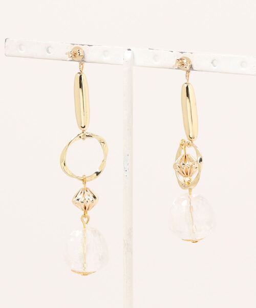 tone（トーン）の「【Astyle】iceピアス(MA)（ピアス（両耳用）・レディース・ゴールド・FREE）」の2枚目の写真