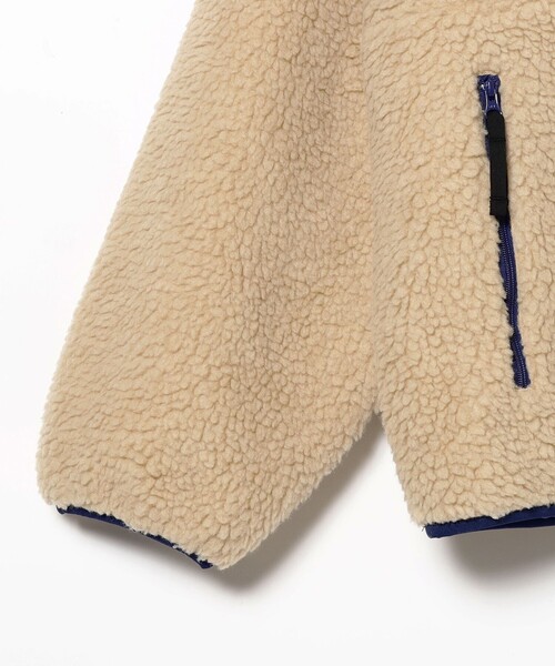 BEAMS（ビームス）の「BEAMS / リバーシブル ボアフリース ブルゾン（ブルゾン・メンズ・オフホワイト/ブルー・S/M/L/XL）」の6枚目の写真