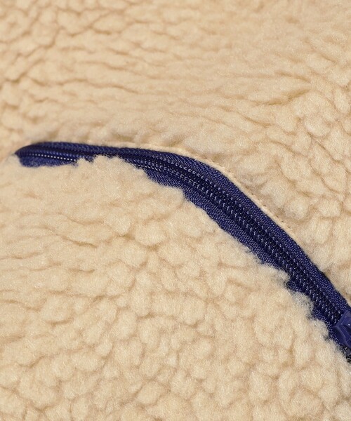 BEAMS（ビームス）の「BEAMS / リバーシブル ボアフリース ブルゾン（ブルゾン・メンズ・オフホワイト/ブルー・S/M/L/XL）」の8枚目の写真