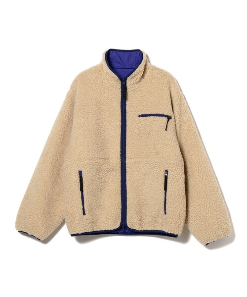 BEAMS（ビームス）の「BEAMS / リバーシブル ボアフリース ブルゾン（ブルゾン・メンズ・オフホワイト/ブルー・S/M/L/XL）」の22枚目の写真