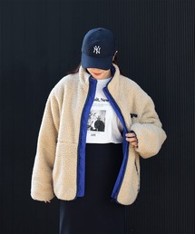 BEAMS | BEAMS / リバーシブル ボアフリース ブルゾン(ブルゾン)