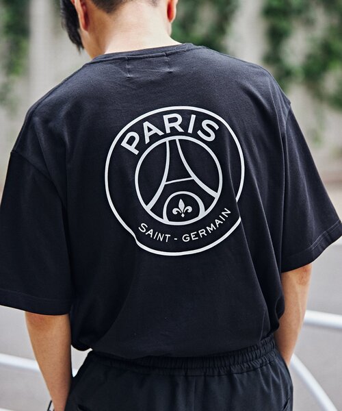 Paris Saint-Germain】バックプリント エンブレム Tシャツ（T