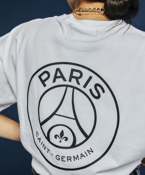 セール】【Paris Saint-Germain】バックプリント エンブレム T