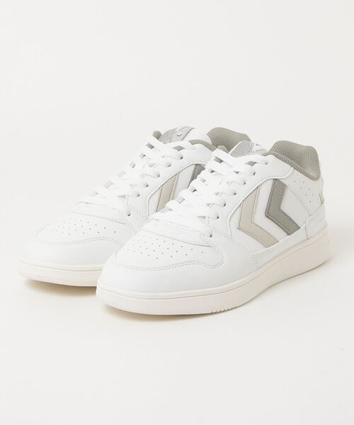 hummel(ヒュンメル)の「hummel/ヒュンメル ST. POWER PLAY WMNS/ST.パワープレー ウィメンズ(スニーカー・レディース・ホワイト×パープル/ホワイト×グリーン/ホワイト×ピンク/ホワイト系その他/ホワイト系その他3/ホワイト系その他2/ホワイト×グレー/ホワイト系その他4/ホワイト×ブルー・23cm/24cm/25cm/22.5㎝/22.5cm/25.5cm/22.5)」の4枚目の写真