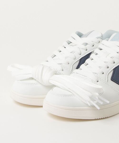 hummel(ヒュンメル)の「hummel/ヒュンメル ST. POWER PLAY WMNS/ST.パワープレー ウィメンズ(スニーカー・レディース・ホワイト×パープル/ホワイト×グリーン/ホワイト×ピンク/ホワイト系その他/ホワイト系その他3/ホワイト系その他2/ホワイト×グレー/ホワイト系その他4/ホワイト×ブルー・23cm/24cm/25cm/22.5㎝/22.5cm/25.5cm/22.5)」の15枚目の写真