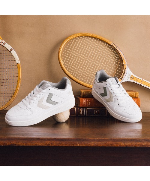 hummel(ヒュンメル)の「hummel/ヒュンメル ST. POWER PLAY WMNS/ST.パワープレー ウィメンズ(スニーカー・レディース・ホワイト×パープル/ホワイト×グリーン/ホワイト×ピンク/ホワイト系その他/ホワイト系その他3/ホワイト系その他2/ホワイト×グレー/ホワイト系その他4/ホワイト×ブルー・23cm/24cm/25cm/22.5㎝/22.5cm/25.5cm/22.5)」の8枚目の写真