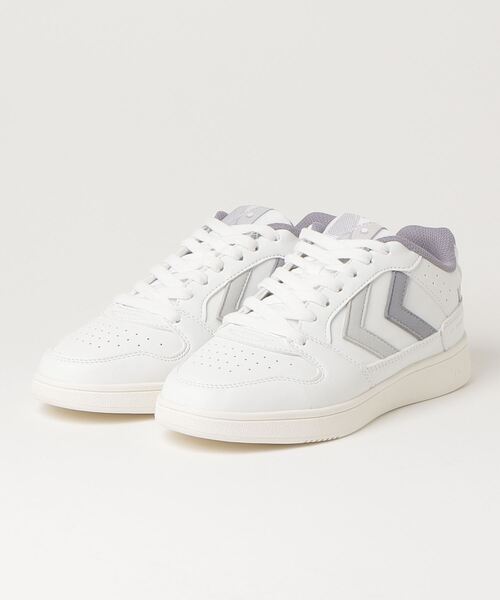 hummel(ヒュンメル)の「hummel/ヒュンメル ST. POWER PLAY WMNS/ST.パワープレー ウィメンズ(スニーカー・レディース・ホワイト×パープル/ホワイト×グリーン/ホワイト×ピンク/ホワイト系その他/ホワイト系その他3/ホワイト系その他2/ホワイト×グレー/ホワイト系その他4/ホワイト×ブルー・23cm/24cm/25cm/22.5㎝/22.5cm/25.5cm/22.5)」の12枚目の写真