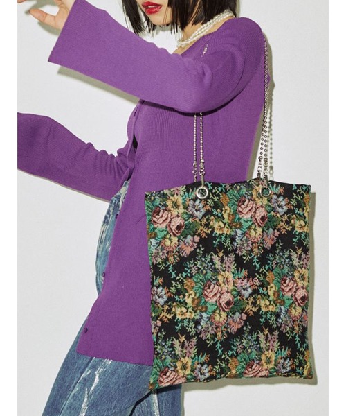 jouetie（ジュエティ）の「チェーントートBAG（ハンドバッグ・レディース・ブラック/ブルー/その他1/その他2/アイボリー・FREE）」の7枚目の写真