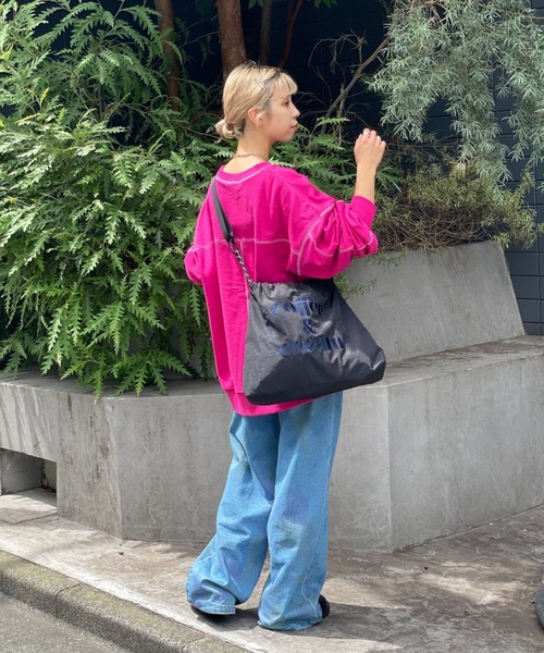 CIAOPANIC(チャオパニック)の「ロゴ刺繍ショルダーバッグ(ショルダーバッグ・レディース・オフホワイト/ブラック/オレンジ・FREE)」の11枚目の写真