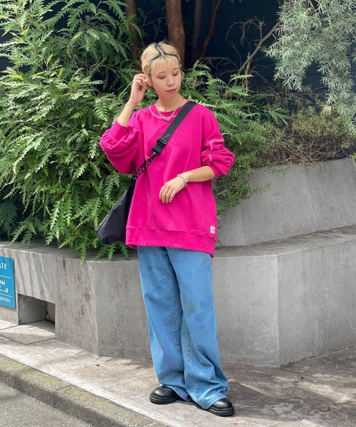 CIAOPANIC(チャオパニック)の「ロゴ刺繍ショルダーバッグ(ショルダーバッグ・レディース・オフホワイト/ブラック/オレンジ・FREE)」の9枚目の写真