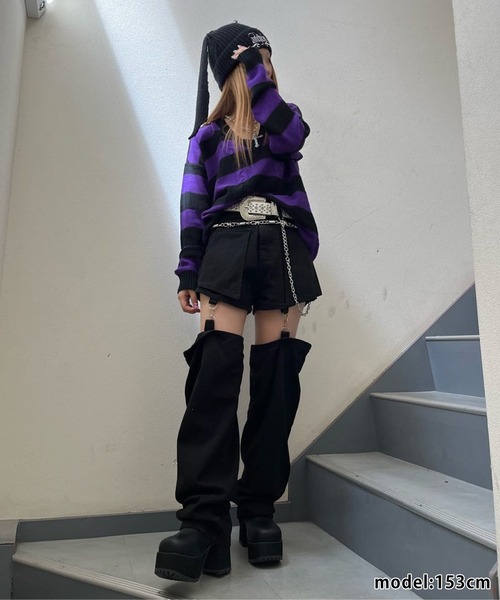 SPINNS(スピンズ)の「フェイクレザーレースアップ厚底シューズ(ブーツ・レディース・ブラック・M/L/LL)」の20枚目の写真