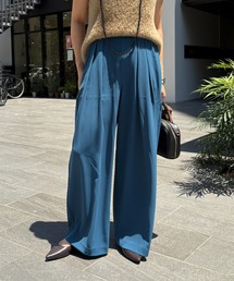 DouDou（ドゥドゥ）の「【累計販売数3万枚突破 23色4サイズ展開!】タックワイドパンツ（スラックス）」