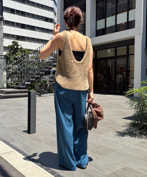 累計販売数3万枚突破/22色4サイズ展開！】タックワイドパンツ