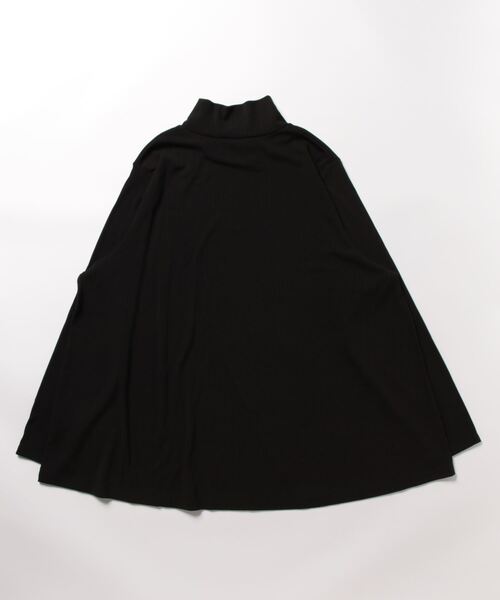 leswel(レスウェル)の「【L~5L 大きいサイズ】ランダムテレコ ボトルネック カットソー(Tシャツ/カットソー・レディース・ブラック/グレー/ブルー・4L/5L/L/3L/LL)」の19枚目の写真