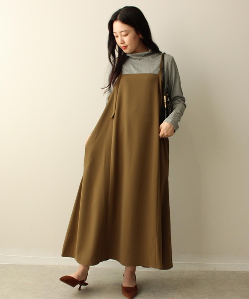 leswel(レスウェル)の「【L~5L 大きいサイズ】ランダムテレコ ボトルネック カットソー(Tシャツ/カットソー・レディース・ブラック/グレー/ブルー・4L/5L/L/3L/LL)」の9枚目の写真
