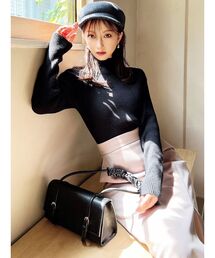 RESEXXY | ハイネックベーシックニットトップス(ニット/セーター)