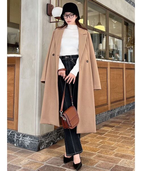 RESEXXY（リゼクシー）の「ハイネックベーシックニットトップス（ニット/セーター・レディース・ブラック/ホワイト/チャコールグレー/その他1/レッド・FREE）」の21枚目の写真