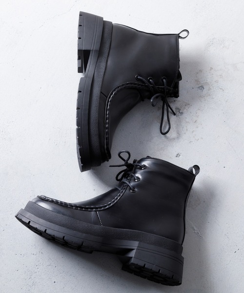 Noubel Voug Relax（ヌーベルヴォーグリラックス）の「トラックソール チロリアンブーツ（ブーツ・レディース・ホワイト/ブラック・M/LL/L/S）」の17枚目の写真