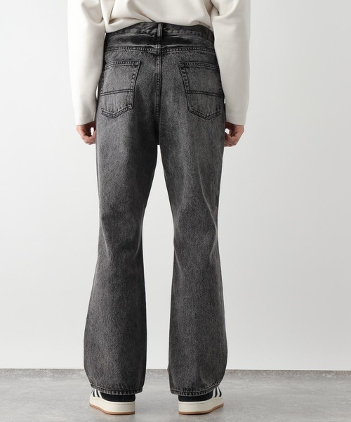 RAGEBLUE(レイジブルー)の「12oz DENIM FLARE PANTS/12オンスデニム/フレアパンツ(デニムパンツ・メンズ・ブルー/ダークグレー・MEDIUM/LARGE/SMALL)」の8枚目の写真