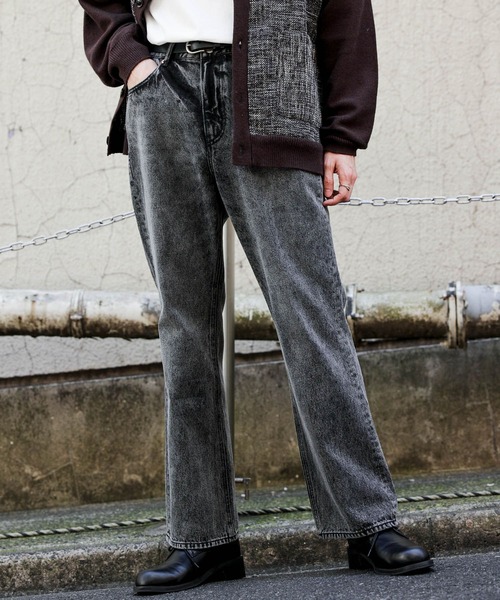 RAGEBLUE(レイジブルー)の「12oz DENIM FLARE PANTS/12オンスデニム/フレアパンツ(デニムパンツ・メンズ・ブルー/ダークグレー・MEDIUM/LARGE/SMALL)」の16枚目の写真