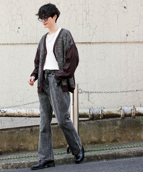 RAGEBLUE(レイジブルー)の「12oz DENIM FLARE PANTS/12オンスデニム/フレアパンツ(デニムパンツ・メンズ・ブルー/ダークグレー・MEDIUM/LARGE/SMALL)」の5枚目の写真