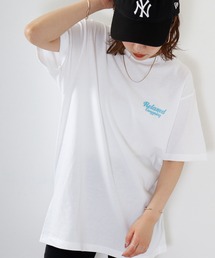 MODISH GAZE スモーキングガールRelaxed半袖Tシャツ