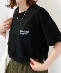 MODISH GAZE スモーキングガールRelaxed半袖Tシャツ