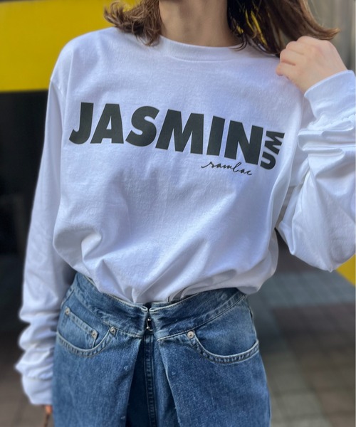 mi via loca（ミヴィアロカ）の「GILDAN ジャスミンロゴロンT 【PT NO. MVL005 ※2A】（Tシャツ/カットソー・レディース・杢グレー/ナチュラル/オフホワイト/ブラック/ベージュ・MEDIUM/X-LARGE）」の11枚目の写真