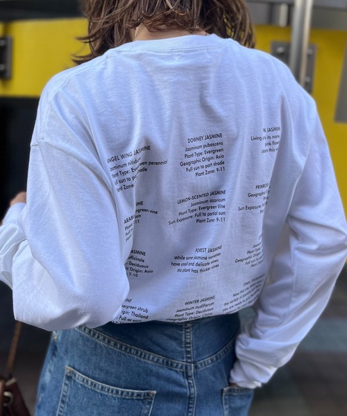 mi via loca（ミヴィアロカ）の「GILDAN ジャスミンロゴロンT 【PT NO. MVL005 ※2A】（Tシャツ/カットソー・レディース・杢グレー/ナチュラル/オフホワイト/ブラック/ベージュ・MEDIUM/X-LARGE）」の8枚目の写真