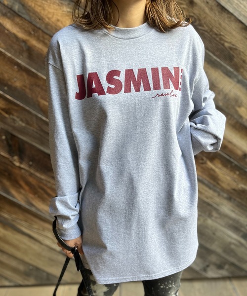 mi via loca（ミヴィアロカ）の「GILDAN ジャスミンロゴロンT 【PT NO. MVL005 ※2A】（Tシャツ/カットソー・レディース・杢グレー/ナチュラル/オフホワイト/ブラック/ベージュ・MEDIUM/X-LARGE）」の21枚目の写真