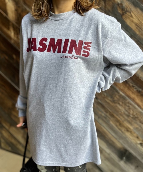 mi via loca（ミヴィアロカ）の「GILDAN ジャスミンロゴロンT 【PT NO. MVL005 ※2A】（Tシャツ/カットソー・レディース・杢グレー/ナチュラル/オフホワイト/ブラック/ベージュ・MEDIUM/X-LARGE）」の18枚目の写真