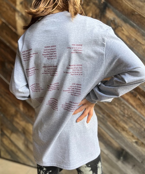 mi via loca（ミヴィアロカ）の「GILDAN ジャスミンロゴロンT 【PT NO. MVL005 ※2A】（Tシャツ/カットソー・レディース・杢グレー/ナチュラル/オフホワイト/ブラック/ベージュ・MEDIUM/X-LARGE）」の19枚目の写真