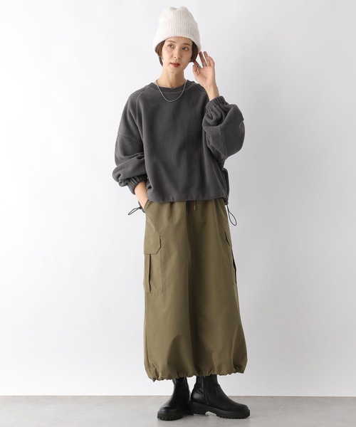 LEPSIM（レプシィム）の「ボアドロストショートプルオーバー　978249（Tシャツ/カットソー・レディース・グレー/ベージュ・FREE）」の3枚目の写真