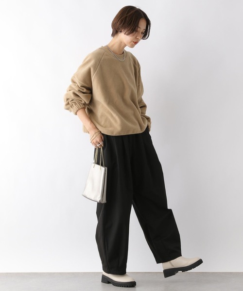 LEPSIM（レプシィム）の「ボアドロストショートプルオーバー　978249（Tシャツ/カットソー・レディース・グレー/ベージュ・FREE）」の6枚目の写真