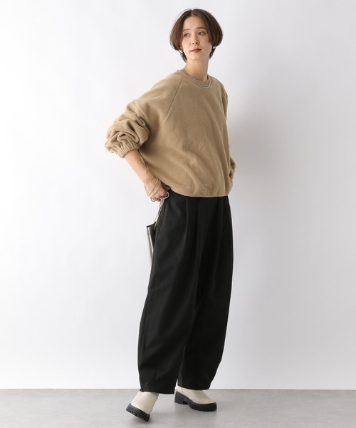 LEPSIM（レプシィム）の「ボアドロストショートプルオーバー　978249（Tシャツ/カットソー・レディース・グレー/ベージュ・FREE）」の7枚目の写真