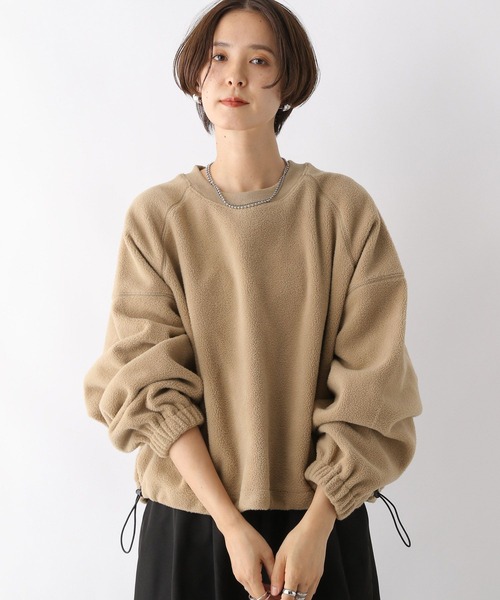 LEPSIM（レプシィム）の「ボアドロストショートプルオーバー　978249（Tシャツ/カットソー・レディース・グレー/ベージュ・FREE）」の8枚目の写真