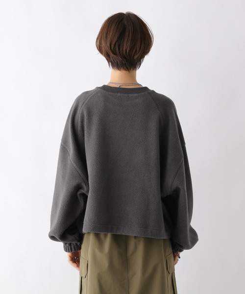 LEPSIM（レプシィム）の「ボアドロストショートプルオーバー　978249（Tシャツ/カットソー・レディース・グレー/ベージュ・FREE）」の12枚目の写真